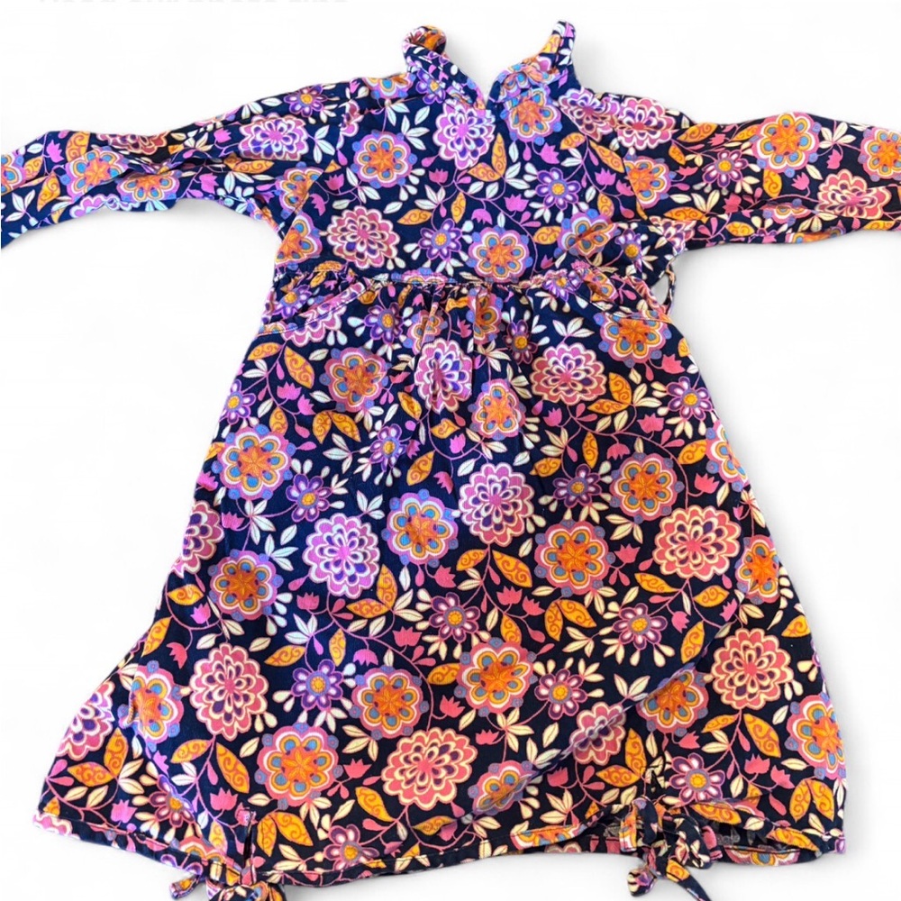 Hanna Andersson Kid’s floral corduroy dress